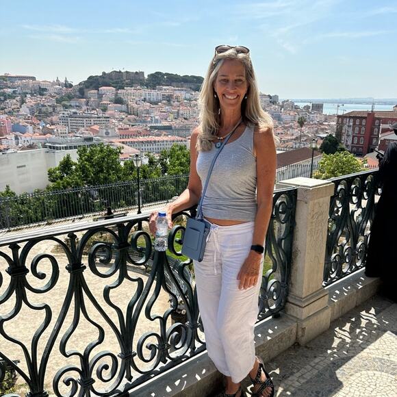 Patrizia Pepe Grey Tank Top Sparkle Logo Studs Graphic Size 1 XS Small Glam - Picture 7 of 8